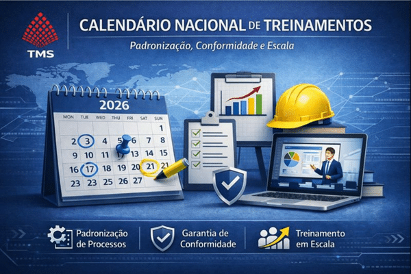 calendário de treinamentos - TMS